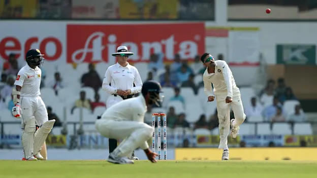 Ravindra Jadeja and R Ashwin kept the Sri Lankan batsmen in check as they kept on taking wickets at regular intervals.