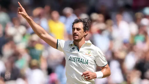 Logo of Mitchell Starc rips through Stubbs with a peach | Sobha POTD, Day 4 | WTC25 Final