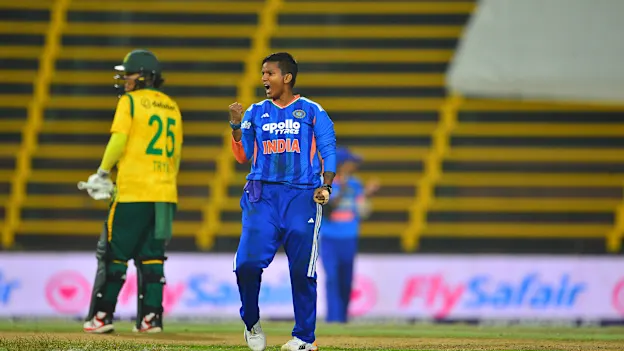Deepti Sharma - Player of the Match - in the fourth T20I against the Proteas Women in Johannesburg (CSA)