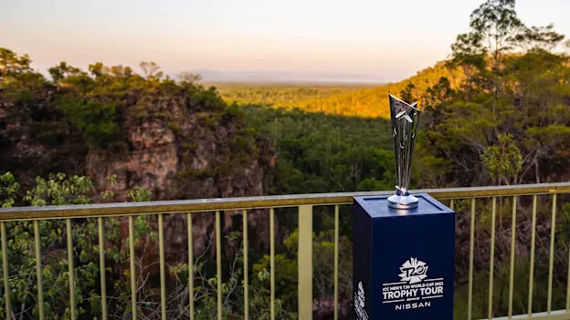 The ICC Men's T20 World Cup Trophy