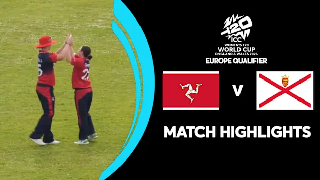 Logo of Isle of Man v Jersey | Match Highlights | ICC Women's T20 World Cup 2026 European Qualifier