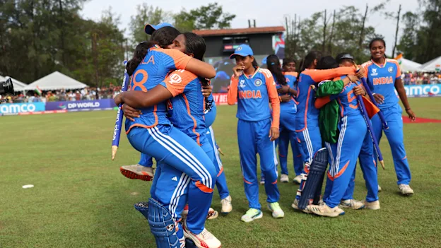 Logo of India's winning moment | Final | U19WC 2025







