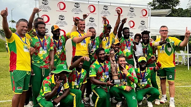 Vanuatu - Winner of ICC Men's T20 WC SR EAP A Q