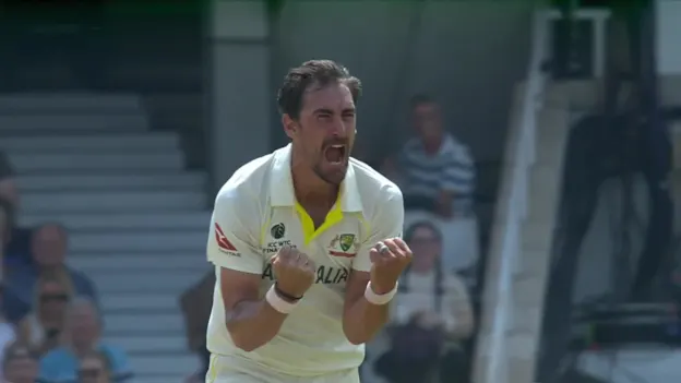 Logo of Ajinkya Rahane - Wicket - Australia vs India