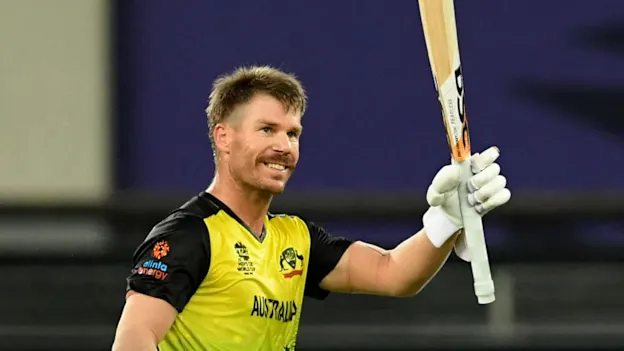 David Warner scored a half-century against Sri Lanka