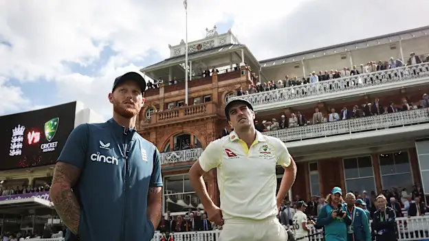 Ben Stokes and Pat Cummins