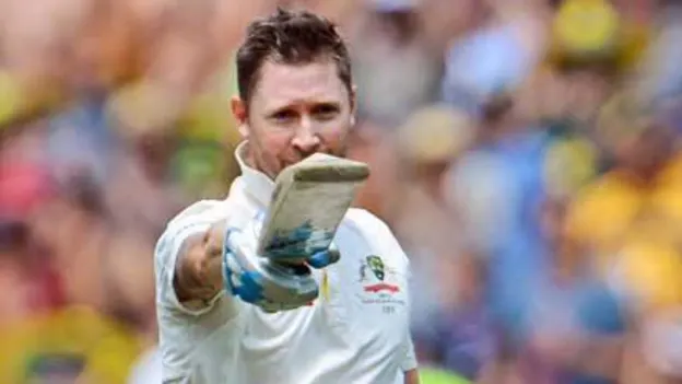 41059 Michael Clarke celebrates