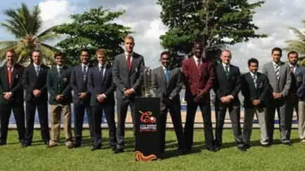 38165 ICC World T20 captains line up ahead of the tournament sep 18 2012
