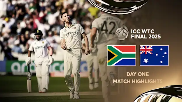 Logo of Aussie pacers hit back after Rabada shines with the ball | Day 1 Highlights | WTC25 Final