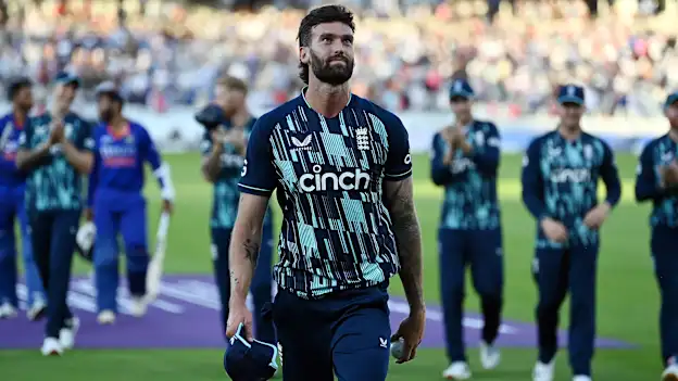 Reece Topley after his six-wicket haul