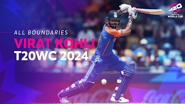 Logo of Every Virat Kohli boundary at T20WC 2024