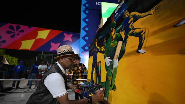 ‘Cricket’s Greatest Canvas’ with Padma Shri Indian painter Paresh Maity