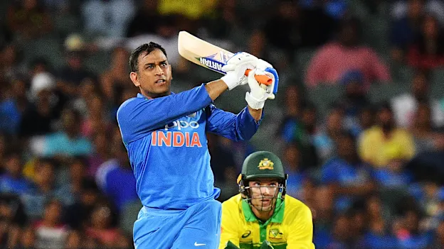 MS Dhoni made an unbeaten 55 off 54 – his 68th ODI half-century