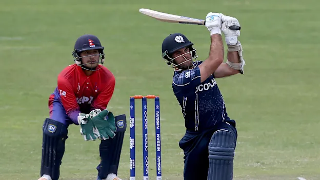 Kyle Coetzer, batting for Scotland