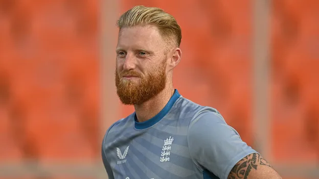 Ben Stokes of England during a nets session at Narendra Modi Stadium