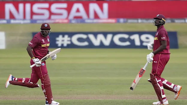 Russell and Holder bat together in Bristol