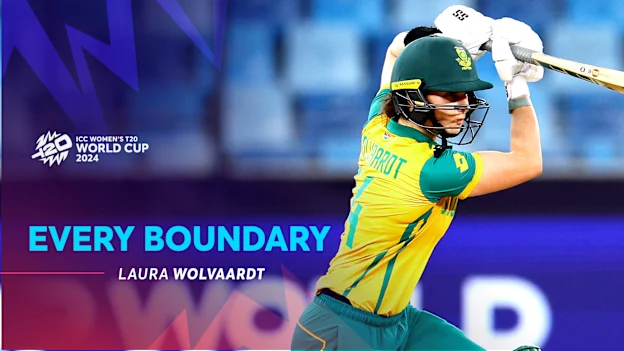Every Laura Wolvaardt boundary | WT20WC 2024