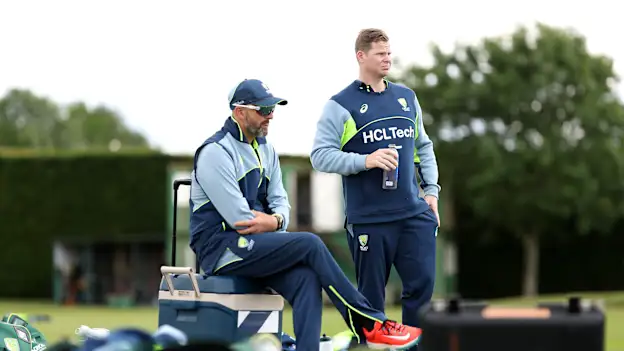 Nathan Lyon and Steve Smith train ahead of WTC 25 Final