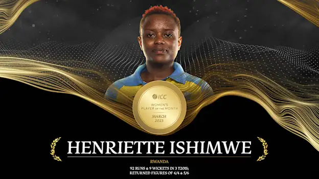 ICC Women's Player of the Month for March 2023