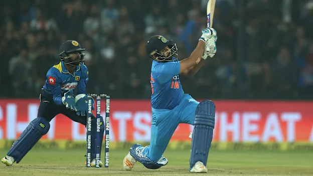 The Indian captain was in fine form smashing 12 boundaries and 10 sixes in his innings.