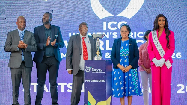 ICC U19 Men's Cricket World Cup 2026 trophy is unveiled in Harare