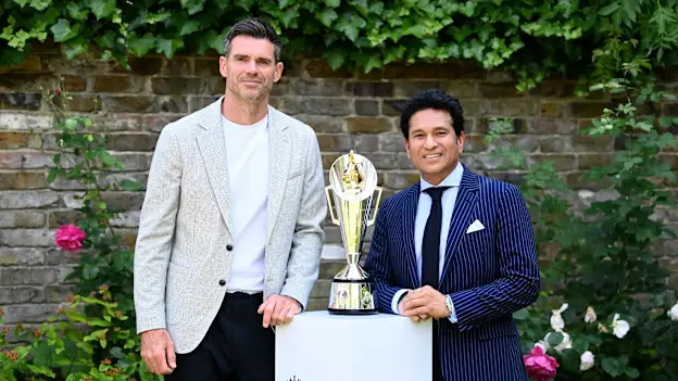 Sachin Tendulkar and James Anderson