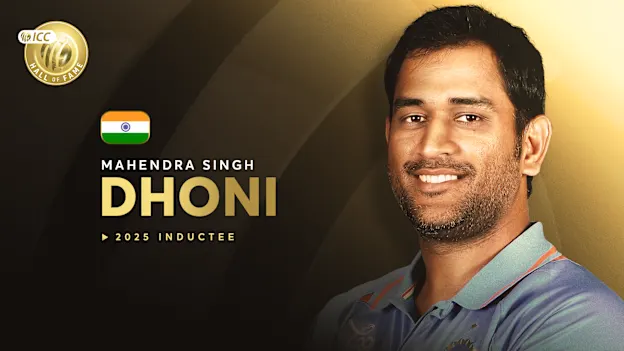 Dhoni - Hall of fame 2025 16x9