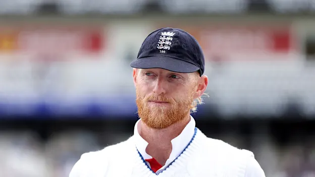 Ben Stokes of England looks on during Day Four of the 1st Test Match between England and India at Headingley 
