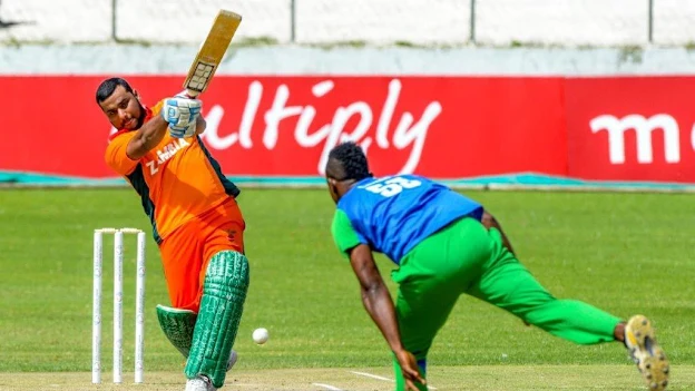 Javid Patel of Zambia hits out
