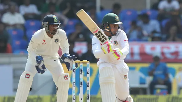 Mushfiqur Rahim was unbeaten on 81 at stumps
