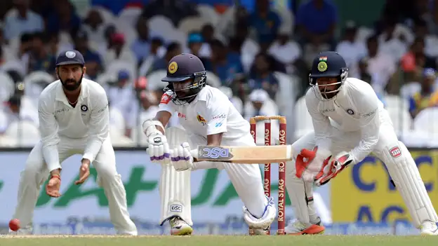 Niroshan Dickwella tried to put up a resistance with a defiant 51, but the effort was not successful with the others falling early