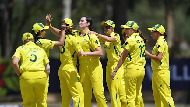 Players of Australia celebrate