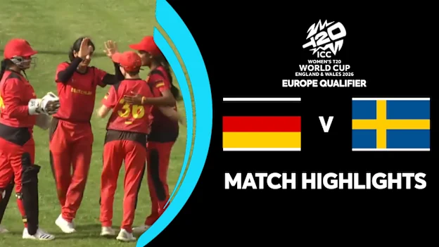 Logo of Germany v Sweden | Match Highlights | ICC Women's T20 World Cup 2026 European Qualifier