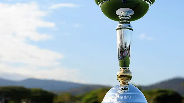 The ICC U19 Men's Cricket World Cup trophy