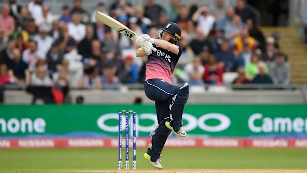 After resumption, Eoin Morgan played positively to put pressure back on Australia, getting past a cracking half-century in the process.