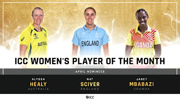 ICC Women's Player of the Month – April 2022