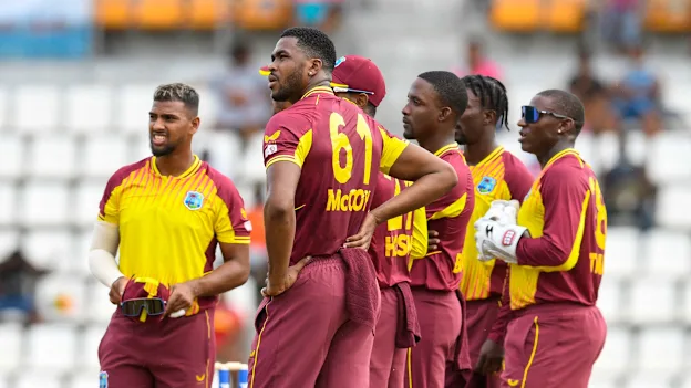 West Indies v Bangladesh at Windsor Park in Roseau, Dominica, on July 02, 2022.
