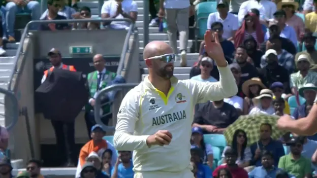 Logo of Ks Bharat - Wicket - Australia vs India