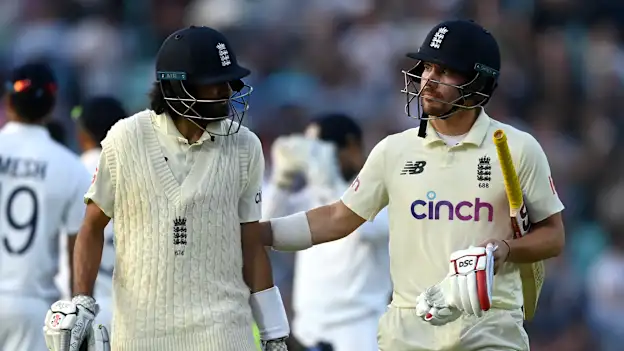 Haseeb Hameed and Rory Burns