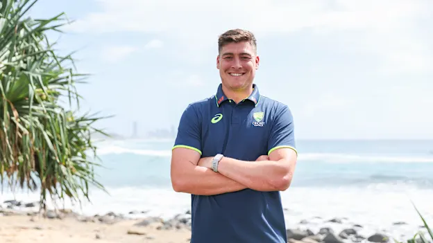 Matt Renshaw during a media opportunity to announce Cricket Australia's 2026-27 International Schedule on March 23.