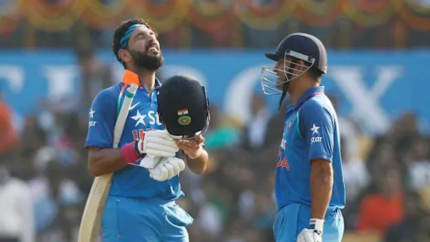 Veterans Yuvraj Singh and Mahendra Singh Dhoni turned back time with their scintillating knocks.
