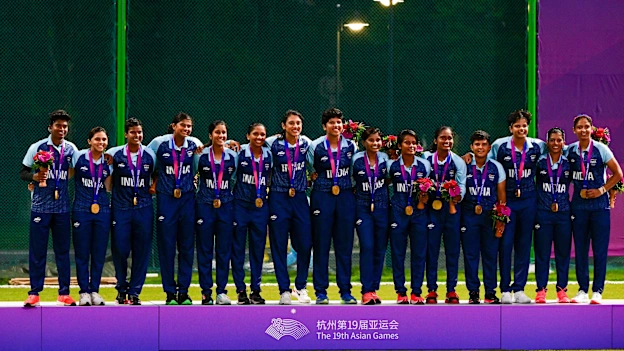 India – Gold Medalists of the Asian Games Women's T20I competition