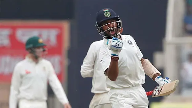 This is Pujara's third Test double century and second Test double century against Australia