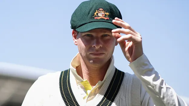 Steve Smith of Australia looks on during day two of the ICC World Test Championship Final between Australia and India 1920x1080