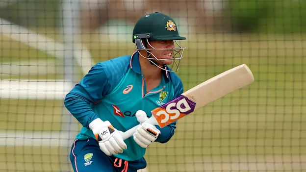 David Warner of Australia in action during Australia training prior to the ICC World Test Championship Final 1920x1080