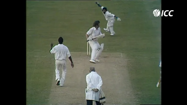 Logo of Clive Lloyd on West Indies' historic maiden Cricket World Cup triumph in 1975

