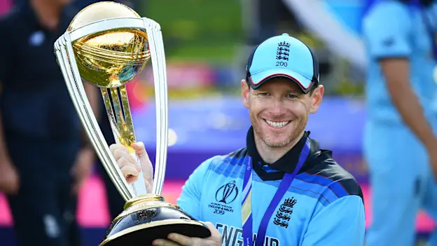 Eoin Morgan trophy