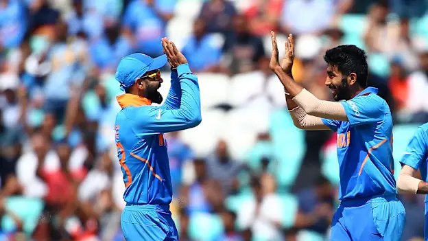 Virat Kohli and Jasprit Bumrah