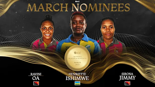 Women's POTM Nominees - March 2023