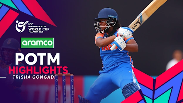 Logo of Trisha Gongadi was unstoppable in the final | Final | POTM Highlights | U19WC2025